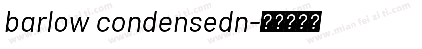 barlow condensedn字体转换